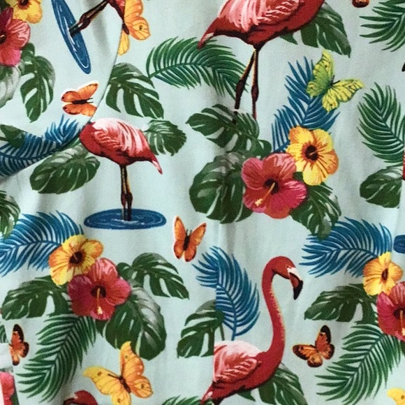 FLAMBOYANT FLAMINGO SWING DRESS 22/24 - Picture 5 of 12